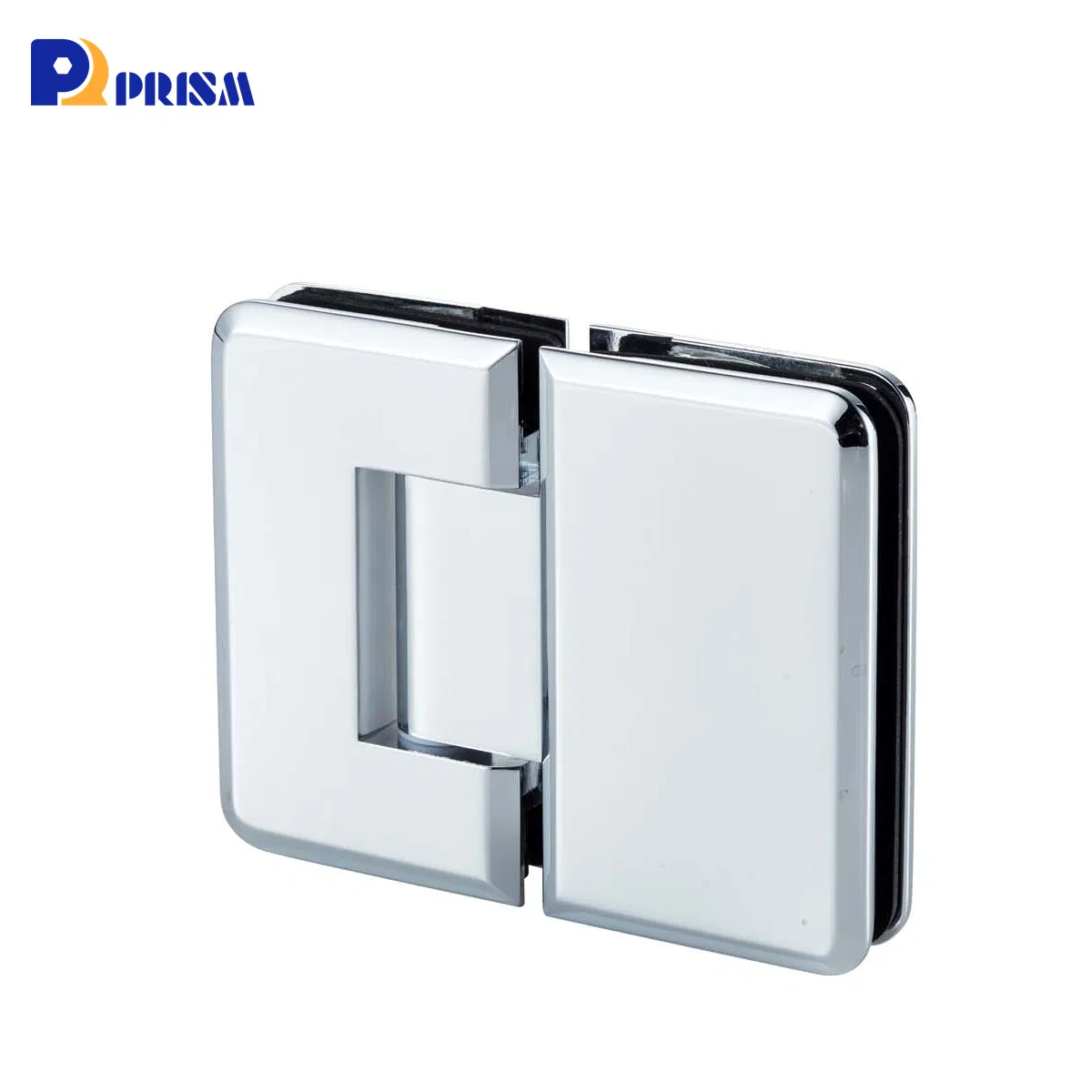 Beveled Edges -180° Heavy Duty Shower Door Hinge Brass Chrome Hinge Custom Frameless Glass Hardware