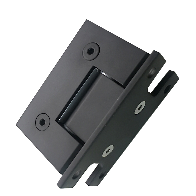 Brushed Nickel Bathroom Shower Enclosure Accessories H Backplate Wall Mount Full Back Plate Frameless Sliding Door Hardware Standard Glass Clamp Brass Hinge