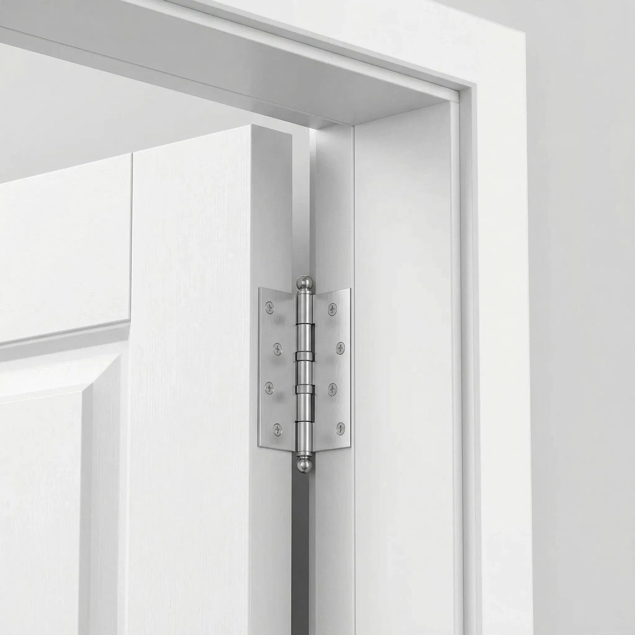 2bb Square Iron Butt Door Hinge with Big Ball Head and Top