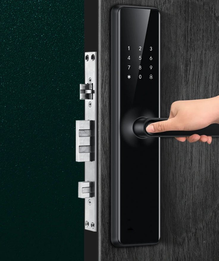 Keyless Entry Card Mobile Phone Control Keypad WiFi Digital APP Tuya Ttlock Smart Door Lock