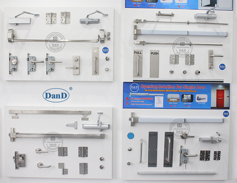 China Supplier UL Listed Vertical Rod Panic Bar Emergency Exit Hardware