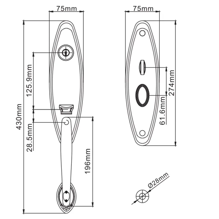 Product Size Diagram