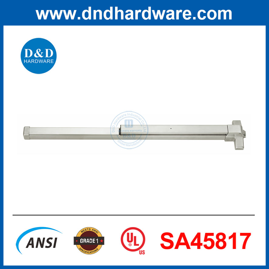D&D UL305 Stainless Steel Panic Bar Emergency Exit Panic Device Hardware