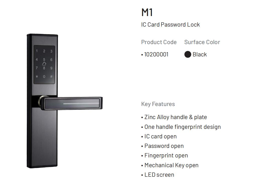 Smart Lock Keyless Entry Door Lock - Electronic Deadbolt Lock Hotel Door Lock Quality Assurance Mechanical Keyboard Avaiable