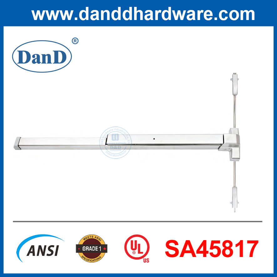 China Supplier UL Listed Vertical Rod Panic Bar Emergency Exit Hardware