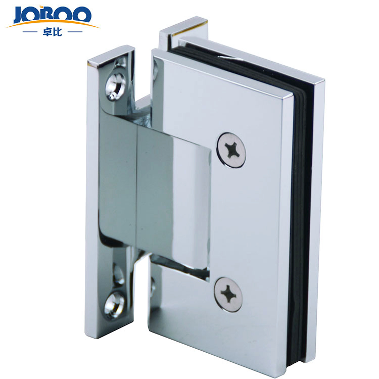 Solid Brass Shower Glass Square Spring Hinge for Heavy Duty