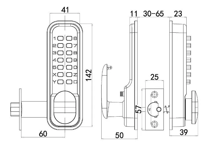 Keyless Lock Details