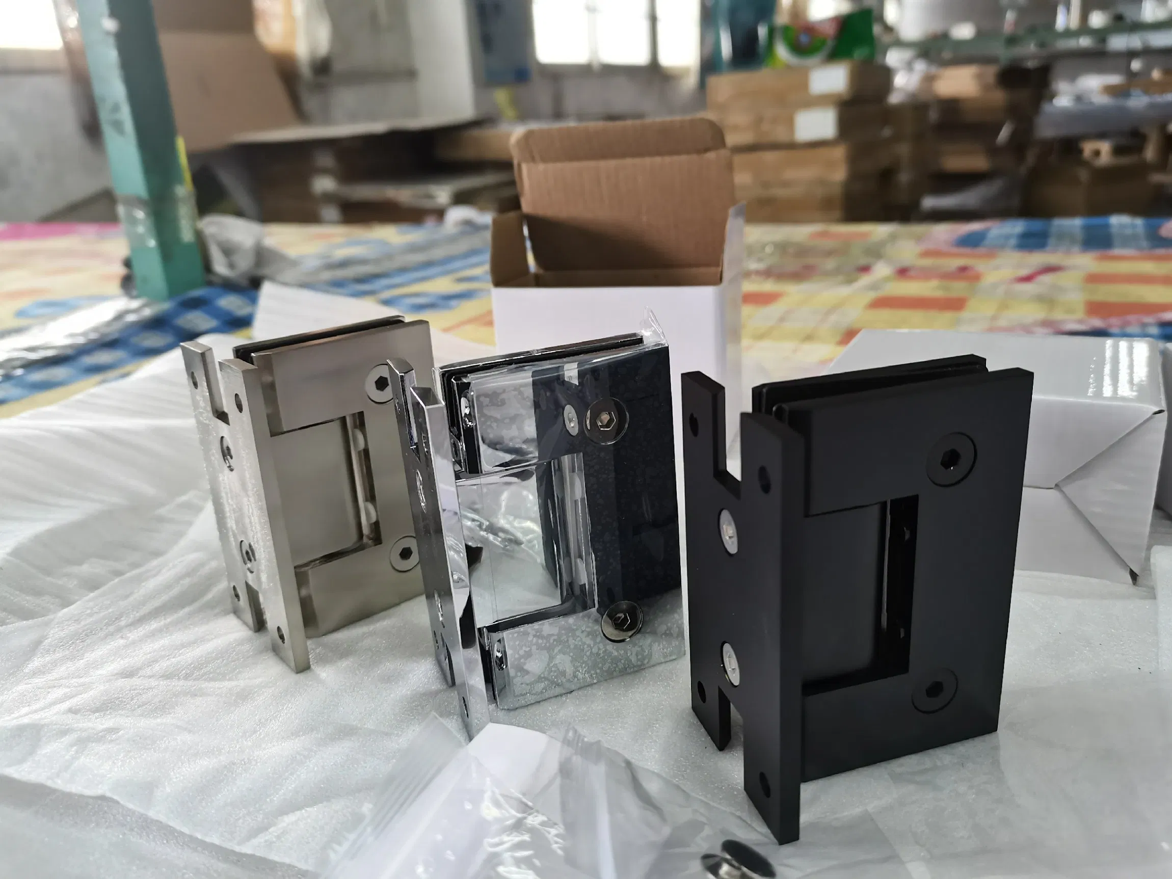 Glass Shower Door Brass Solid Standard Duty H Back Plate Shower Hinge