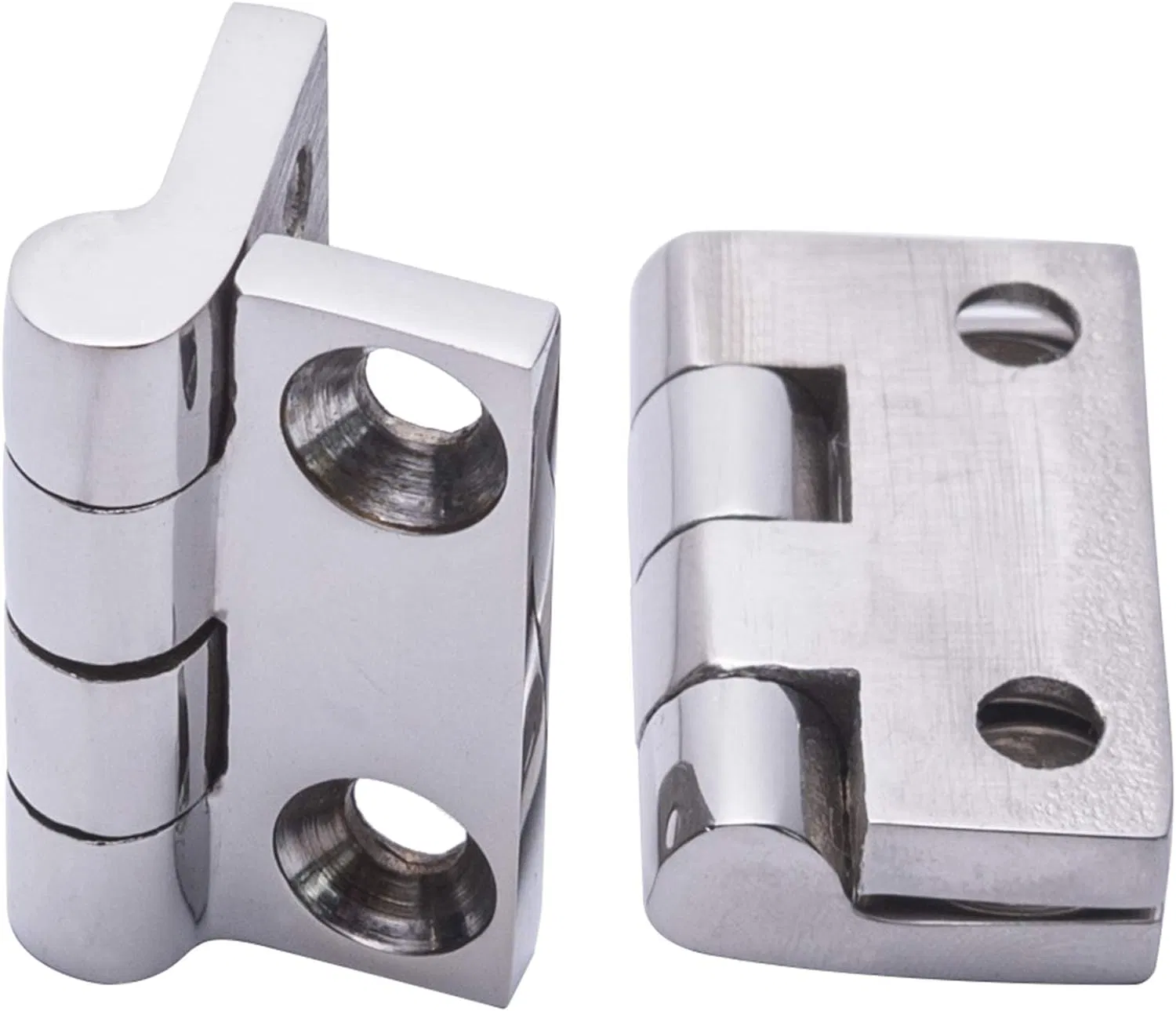 316 Stainless Steel 1-1/2 Inch × 1-1/2 Inch, Heavy Duty Casting Solid Butt Hinges, Boat Hatch Hinges Use for Boat Yacht, Pack of 4, Include Screws
