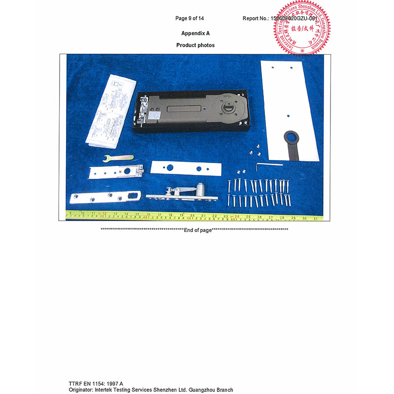En 1154 Certified Double Cylinder Hot Sell Glass Door Floor Spring/Good Quality Floor Hinge/ Door Closer