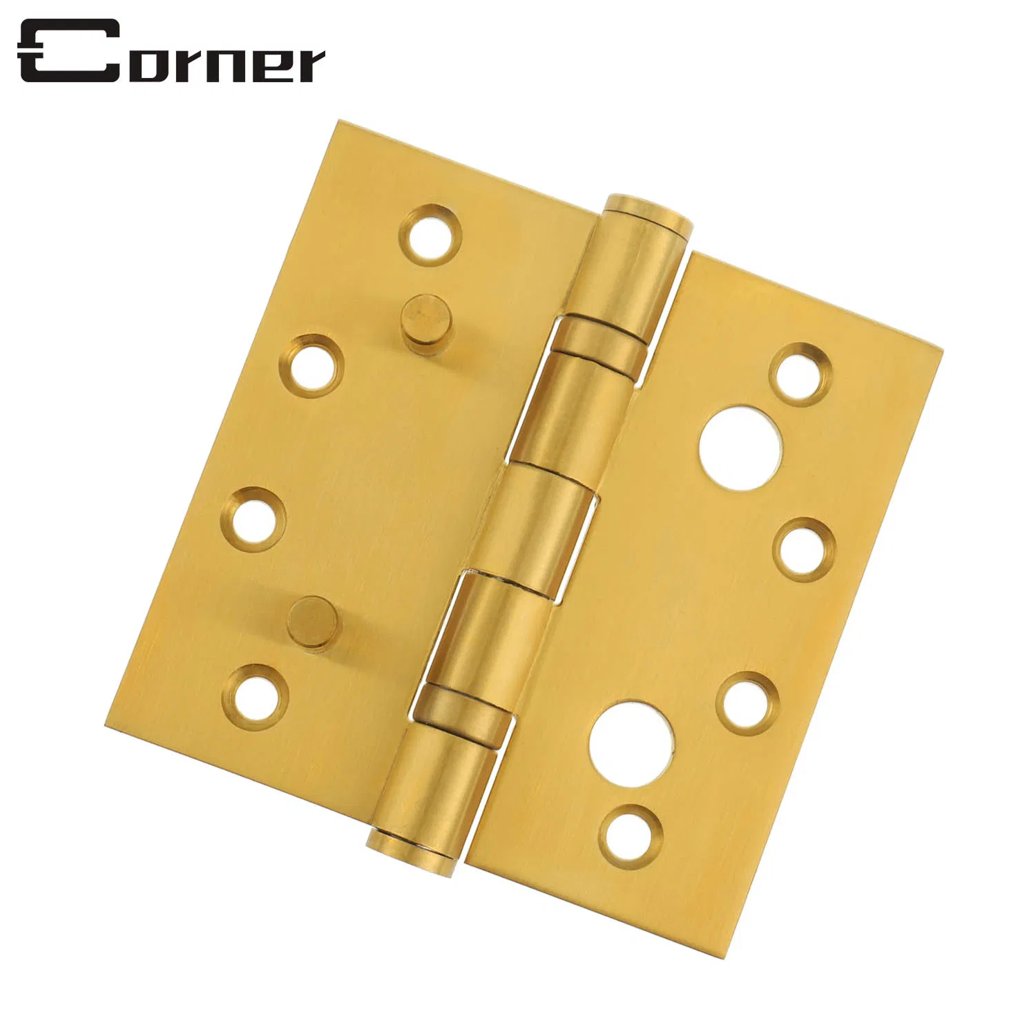 Stainless Steel PVD Security Butt Ball Bearing 443 Removable Pin Wooden Door Hinge