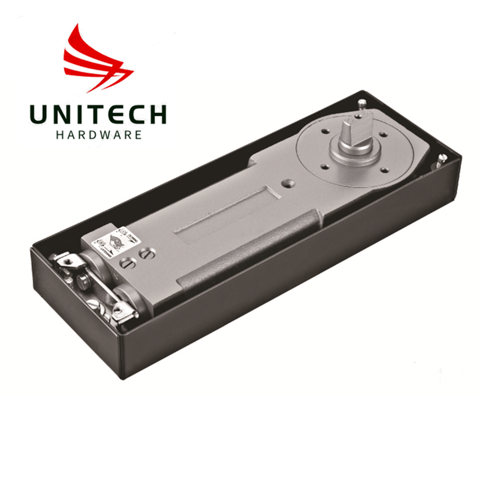 Stainless Steel Cover Premium Glass Door Closer Floor Spring Fitting