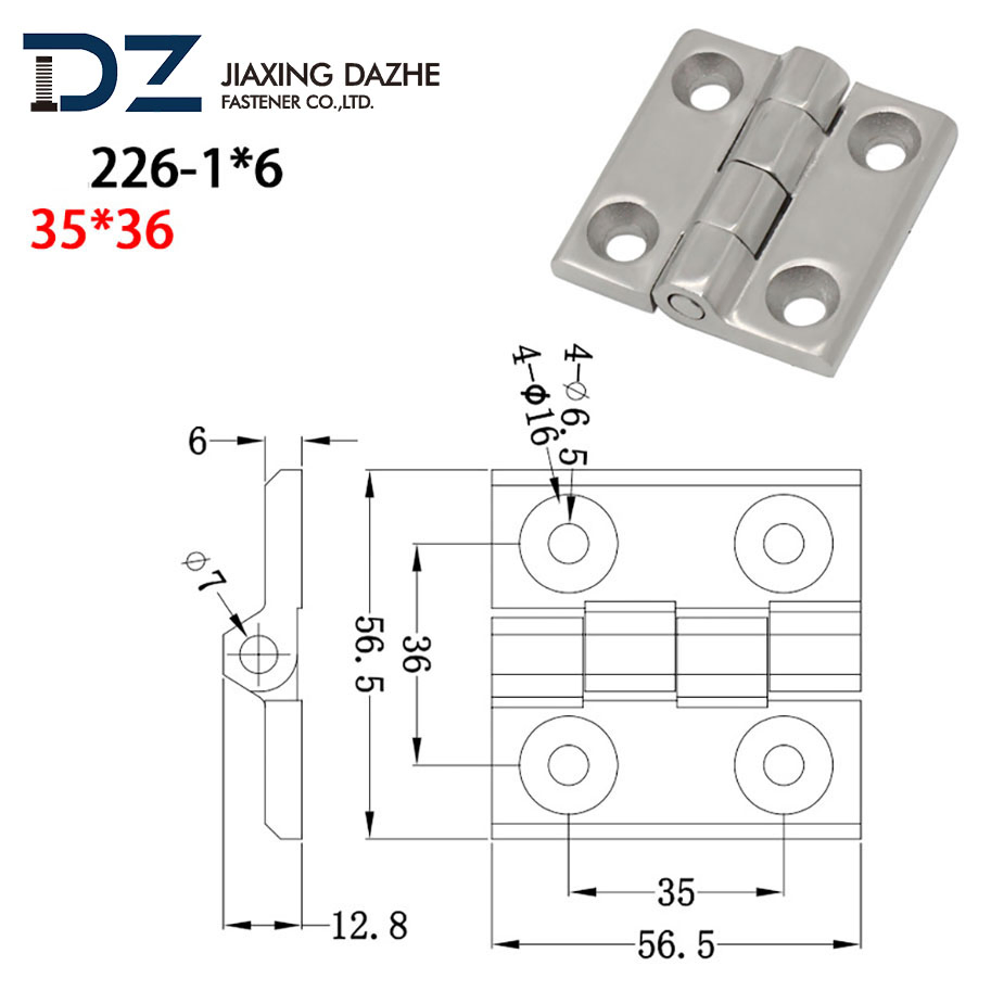 4 Inch Velvet Gift Double Action Spring Pins Jewelry Box Concealed Heavy Duty Wire Core Hinge