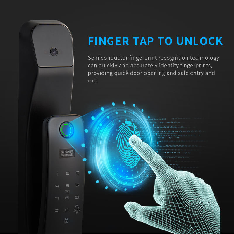 Electronic Smart Door Lock with Visible Camera Functionality