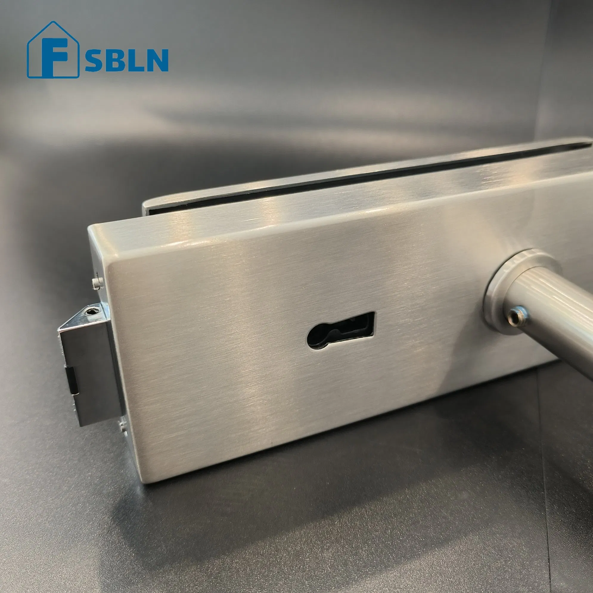 Sleek Brushed Right Angle Door Lock with Key with Handle Door Lock Body Emergency Exit Door Lock Sliding Glass Door Locks Fechaduras