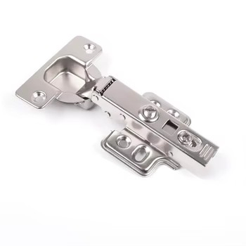 Spider Factory Direct Kitchen Hardware Half Overlay Buffer 35mm Cup Clip on Iron Hydraulic Furniture Cabinet Door Soft Close Hinge for Cupboard