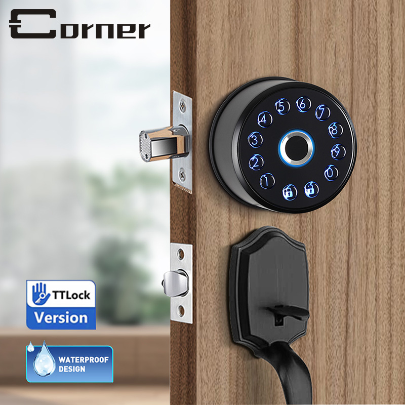Multiple Unlock Mobile APP Control Bluetooth WiFi Remote Digital Secure Electronic Smart Door Lock