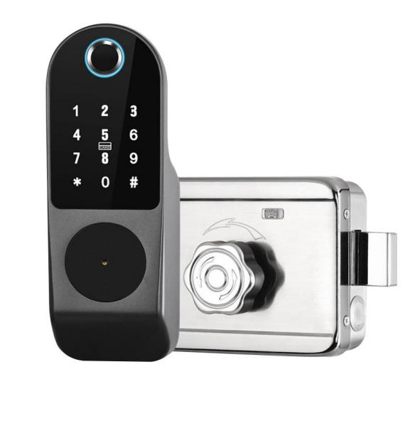 Fingerprint Smart Door Lock with Keypad Handle for Home, Apartment, Office, Front Door, Bedroom, Keyless Entry Door Lock
