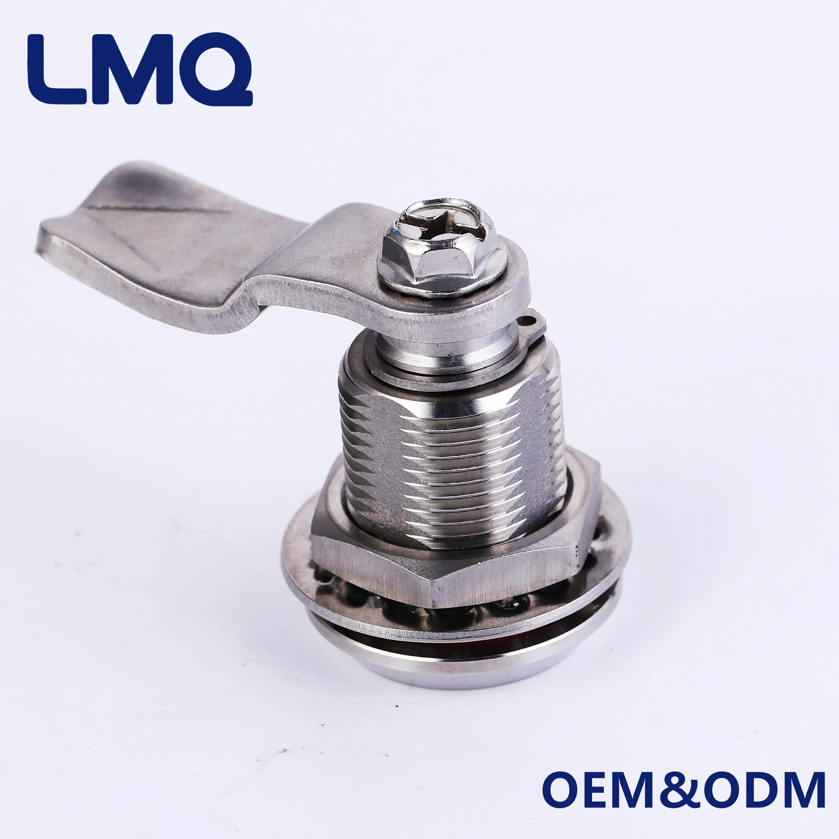 SUS316 Stainless Steel Triangular/Quarter Double Bit Adjustable Grip Range Cam Lock Quarter Turn Can Compression Latch for Electric Panel Door Lock