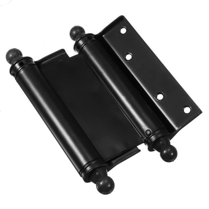 Hautine High Quality Double Spring Hinges Black Door Hinge
