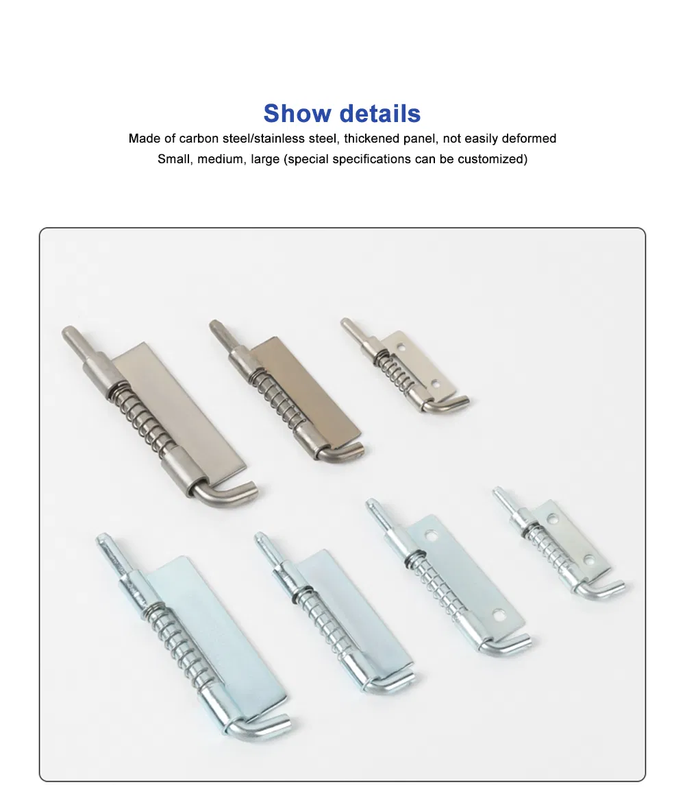 Spring Plunger Latch Hinge