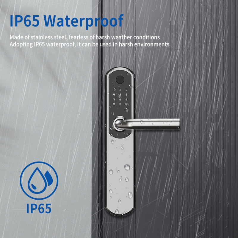 Home Security Keyless Entry Ttlock WiFi Tuya Fingerprint Keypad Smart Touch Digital Pin Code Easy Installation Bluetooth Electronic Security Door Lock