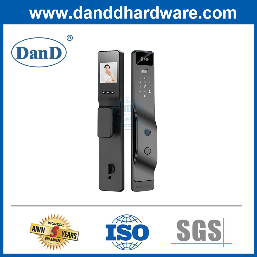 Electronic Safe Security Keyless Entry Black Smart Digital Villa Door Combination Smart Door Lock