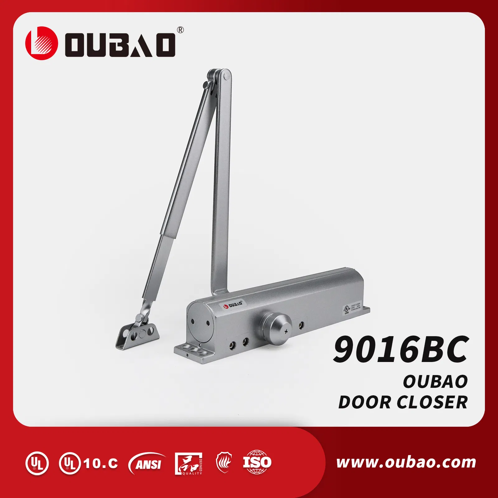 China Manufacturer Building Door Hardware Fittings Heavy Hydraulic Door Closer (9016BC)