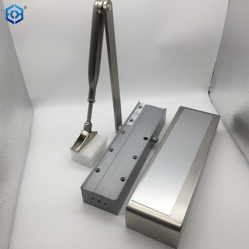 Surface Mounted Stainless Steel Support Arm Stainless Steel Cover Door Closer