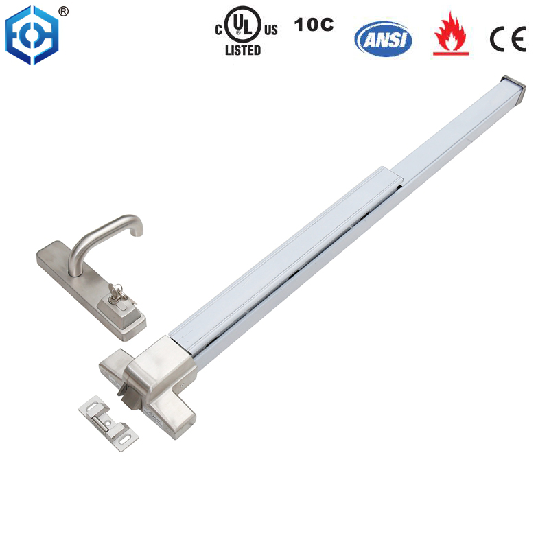 UL Listed Fired Rated Door Push Bar Rod Panic Exit Device