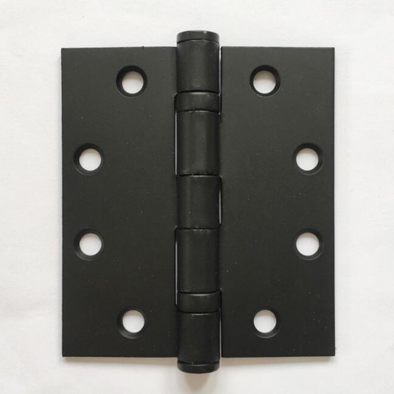 4.5 Flat Ball Bearing Iron Steel Matt Black Door Hinges