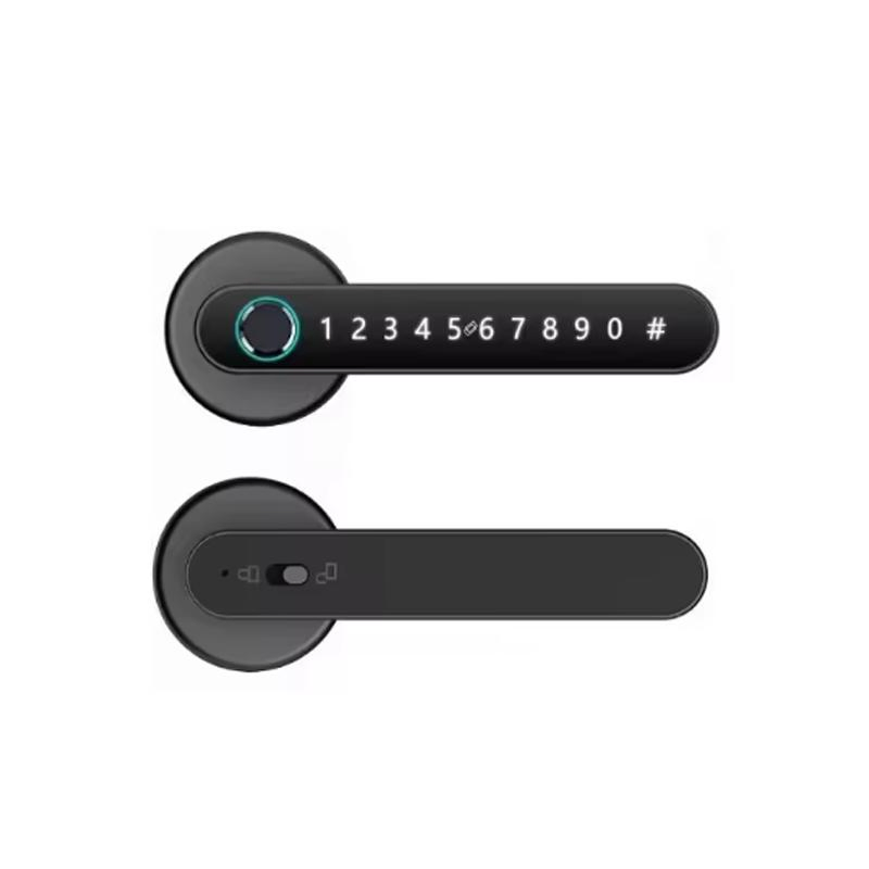 Smart Fingerprint Door Lock, Keyless Entry Door Lock with Handle