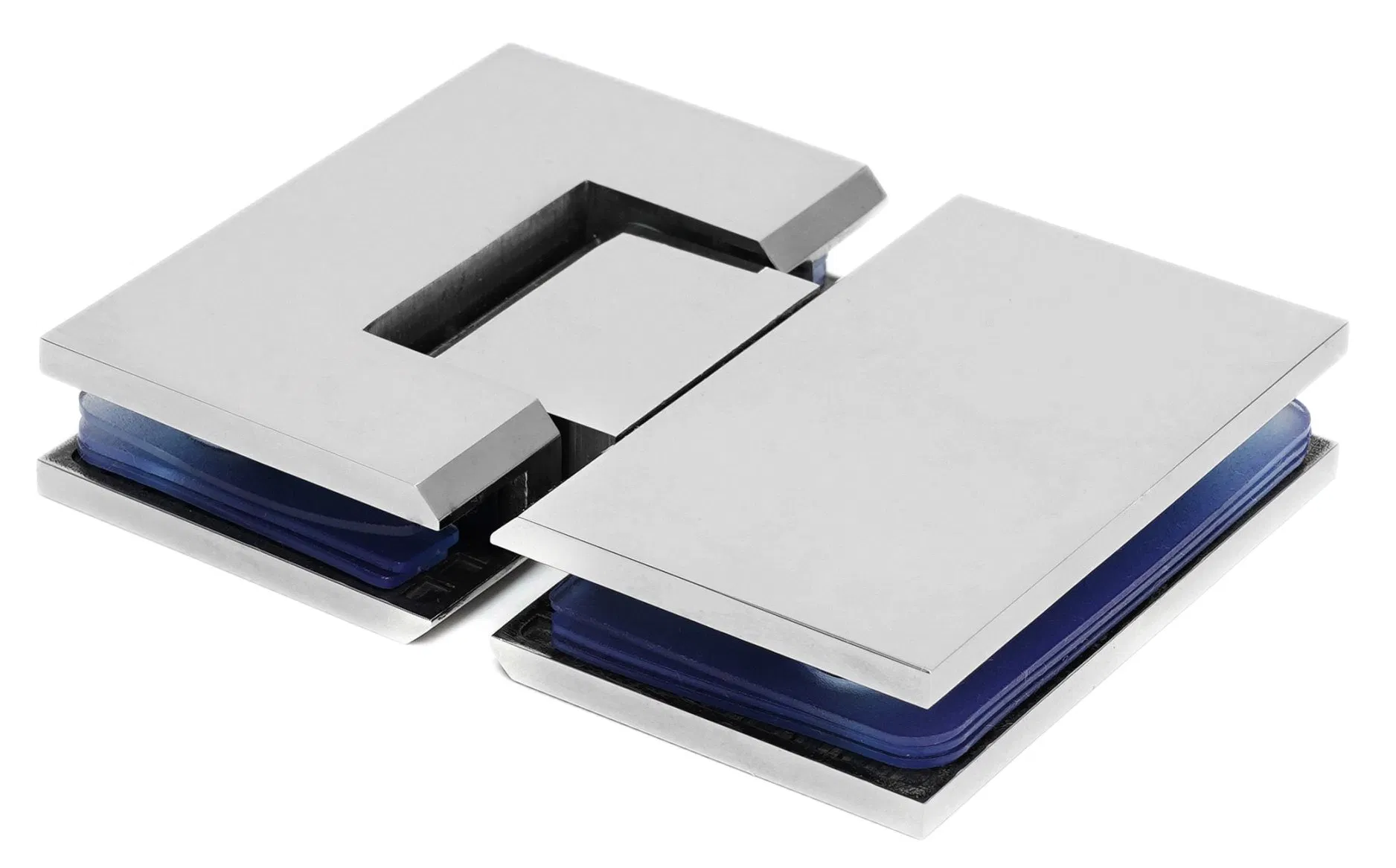 SUS304 Stainless-Steel Bathroom Shower Glass Hardware Manufacturer Heavy Duty Swivel Pivot Adjustable Wall-Mount Glass-to-Glass 90 135 180 Degree Door Hinge