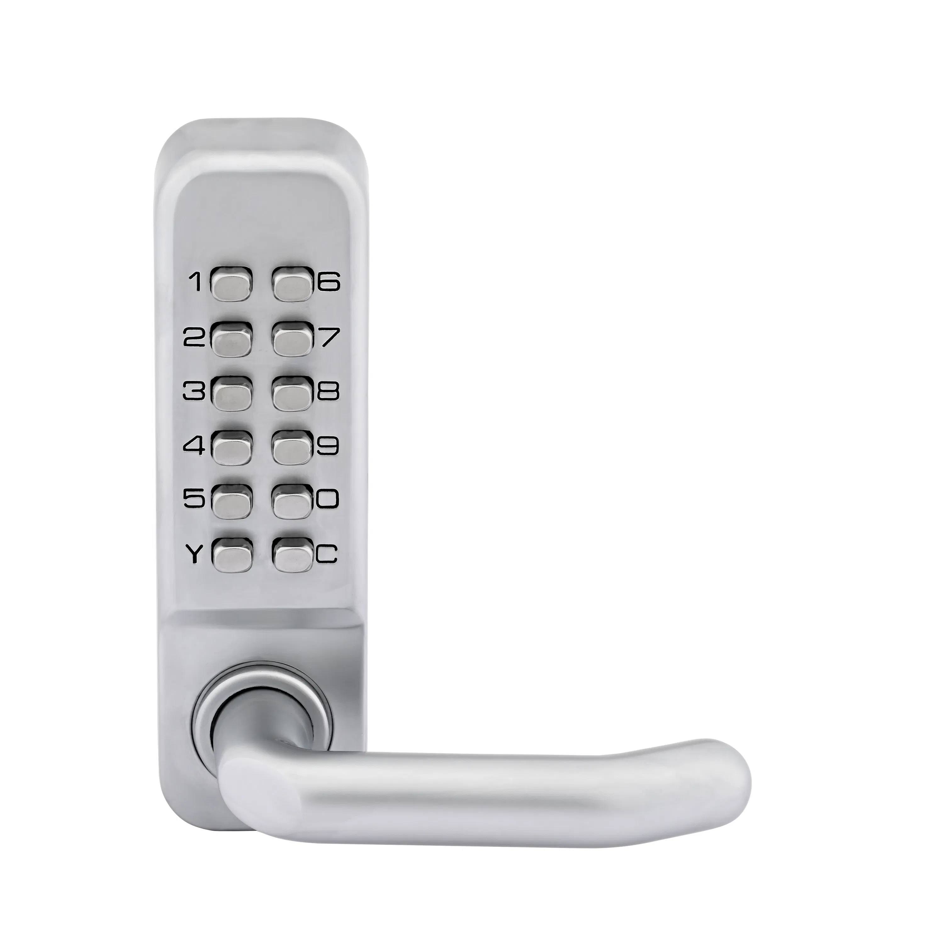 Waterproof Keyless Entry Password Deadbolt Lock Outdoor Mechanical Pasd Door Knob Access Control Safes Push Button