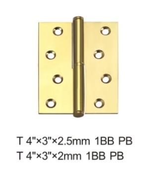 3"/4"/5" Ball Bearing Steel Iron Door Hinge (3*2.5*2.5-1BB AC)