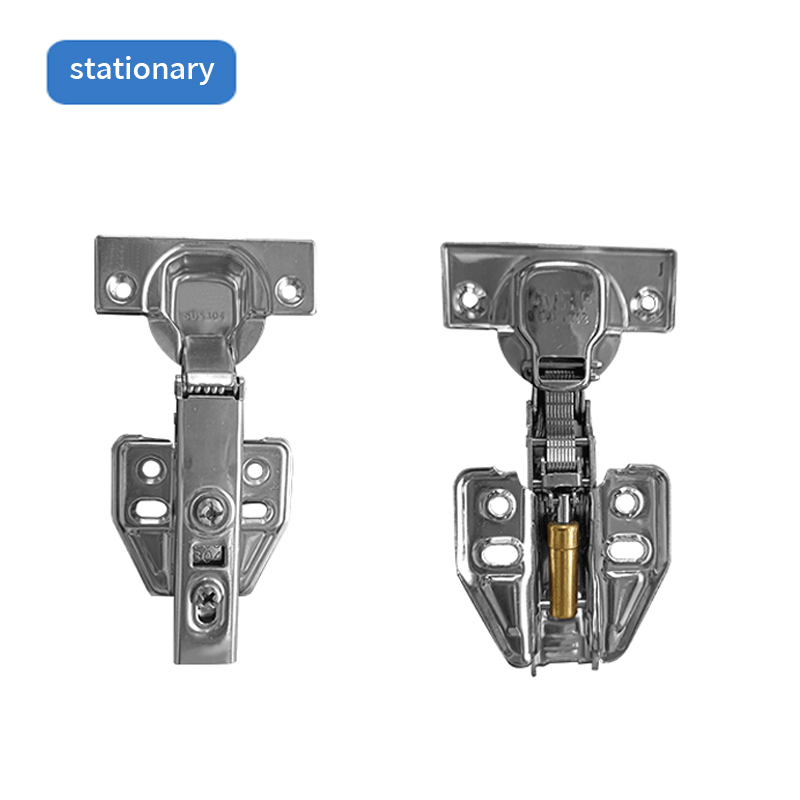 Stainless Steel 304 Furniture Hardware Fixed Detachable Concealed Folding Soft Close Hydraulic Full Half Inset Clip Slid on Kitchen Adjustable Cabinet Hinge