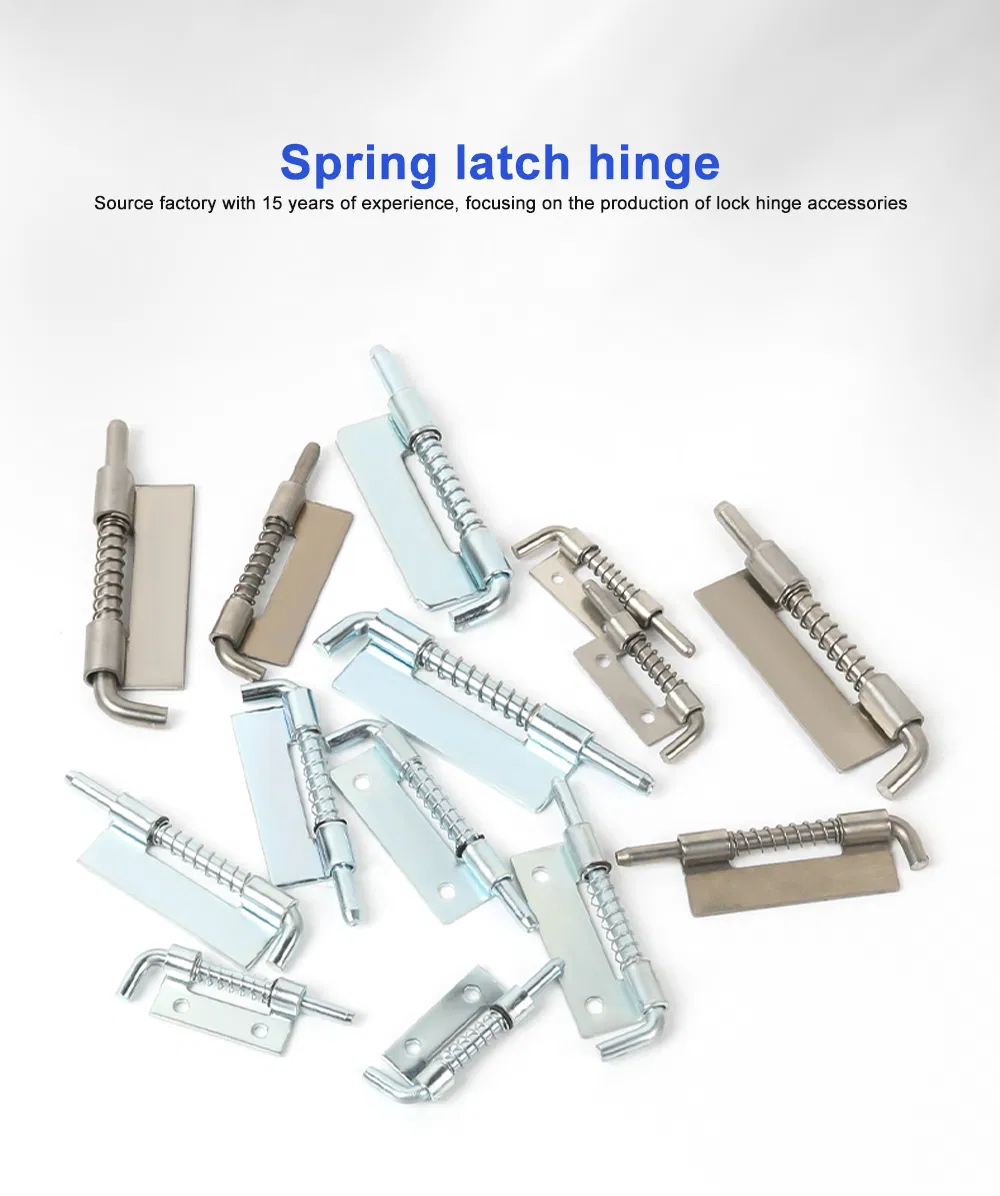 Spring Plunger Latch Hinge