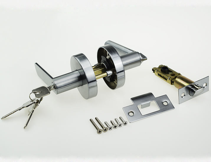 Zinc Alloy Inner Door Handle Mechanical Door Lock for Living Room