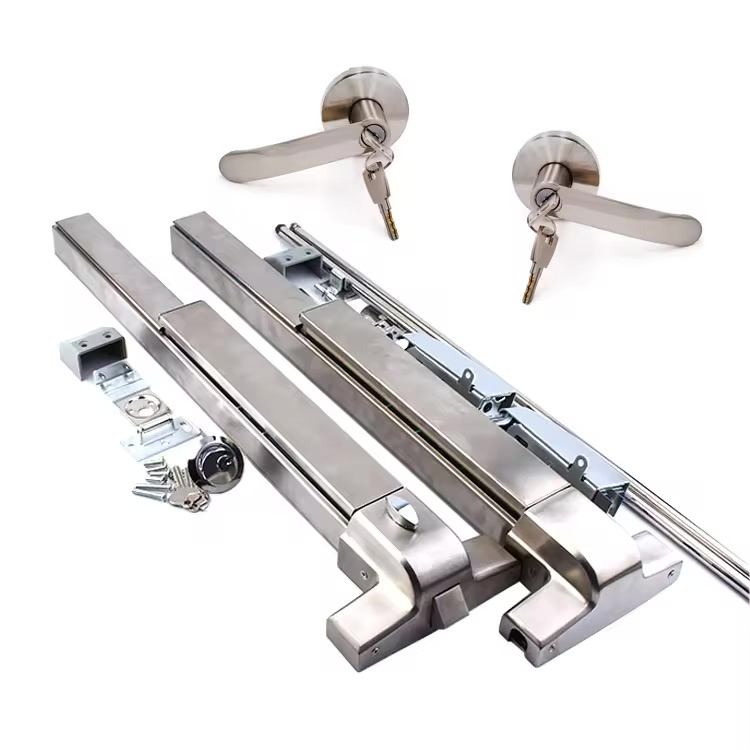 Heavy Duty Fire Door Stainless Steel Panic Push Bar Exit Device