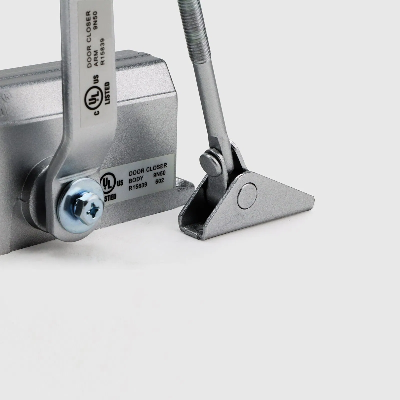 Modern Design Wood Glass Door Two-Speed Hydraulic Automatic Door Closer with Arm Stop