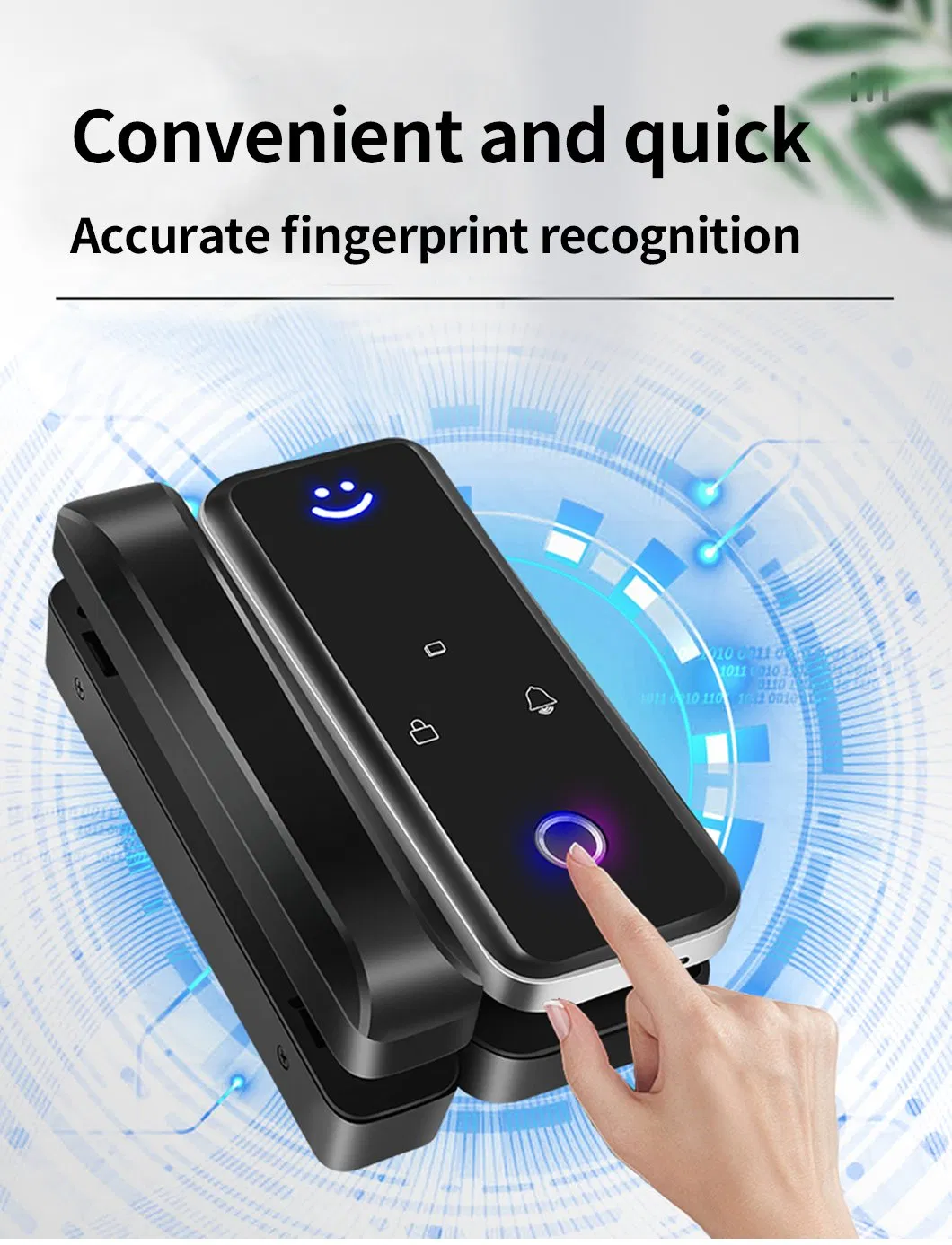 Smart Glass Door Lock 6