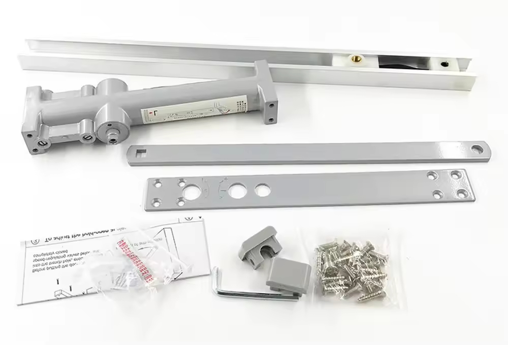 Automatic Hidden Buffer Hydraulic Door Opener Concealed Door Closer with Adjustable Speed for Heavy Duty Wooden Fireproof Door 80-120 Kg