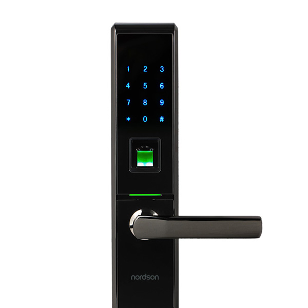 New Design Security -Fingerprint/Password/Card/Mechanical Key Fingerprint Smart Door Lock with Back up Power
