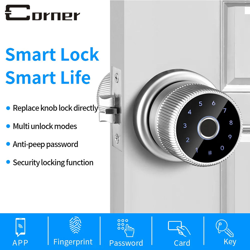Multiple Unlock Electronic Digital Password Keyless Entry Secure Durable Wireless Intelligent Smart Door Lock