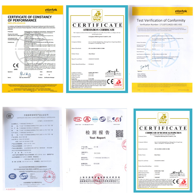 Classic High Quality Hot-Sale Concealed Slide Rail Hold-Open for Optional Hydraulic Door Closer