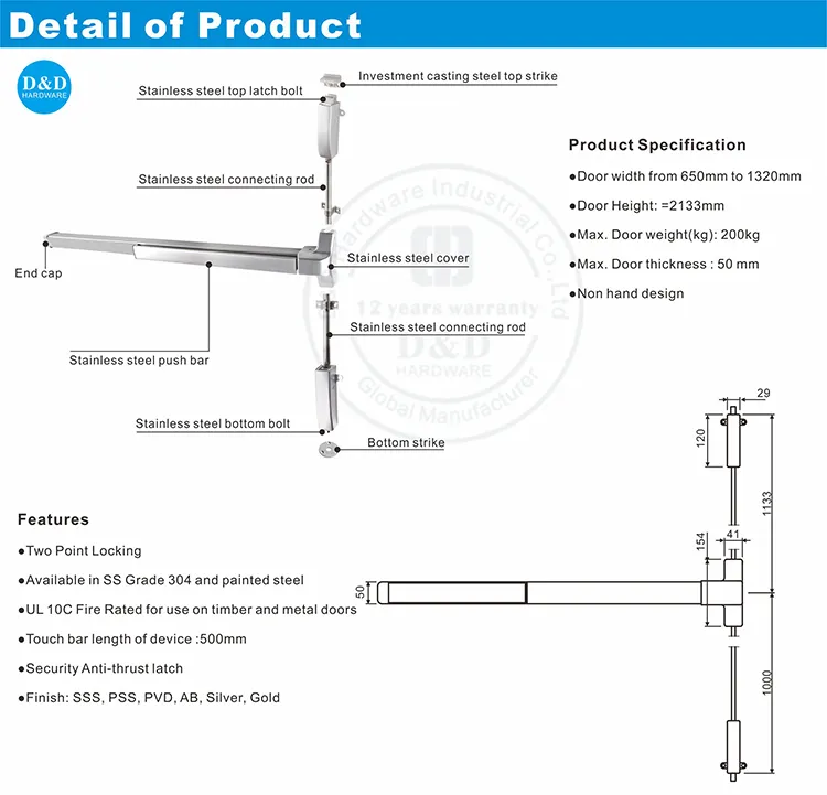 Panic Exit Device Feature 2