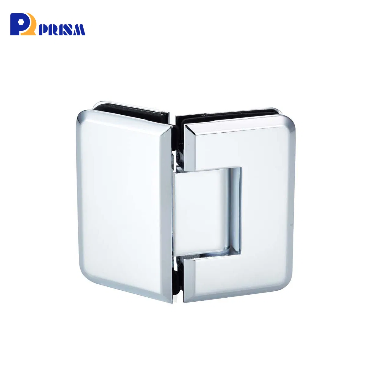 Bathroom Hardware Fitting 90° Hinges Bevel Edge Glass Shower Door Hinges for Glassto Glass