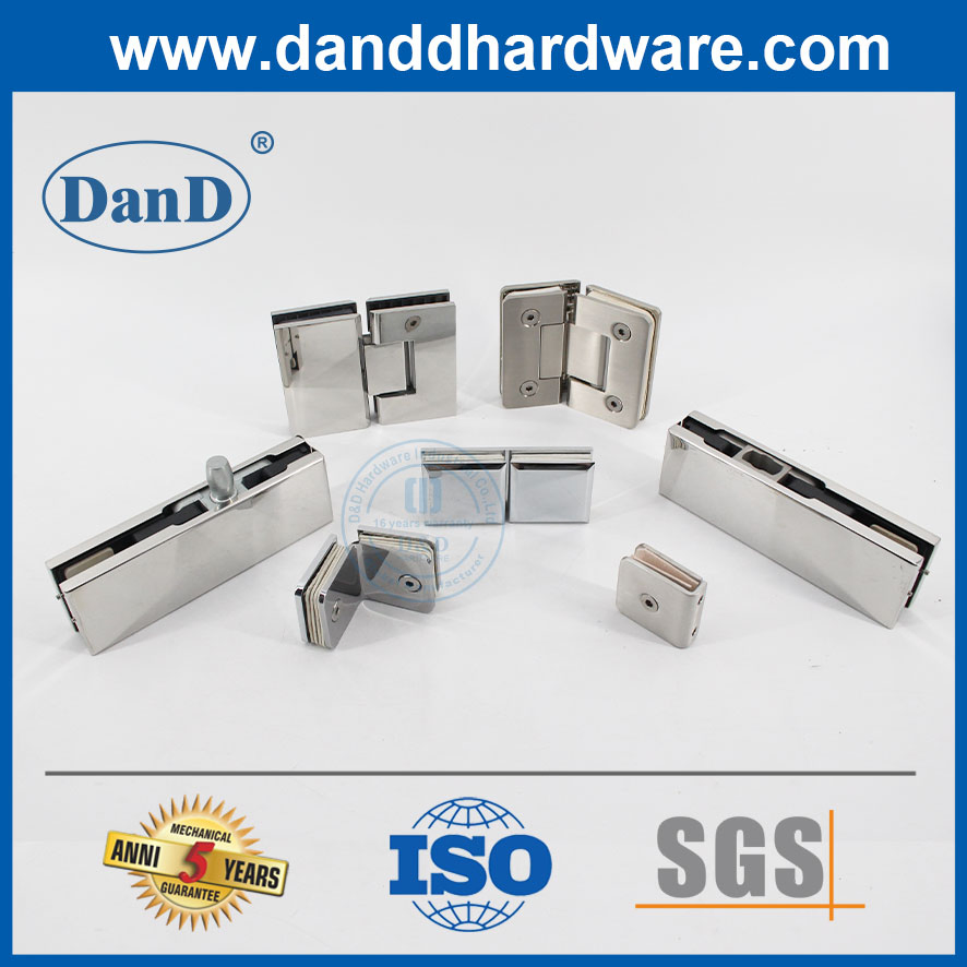 Frameless Glass Door Hardware Floor Spring Hinge Hydraulic Door Closer