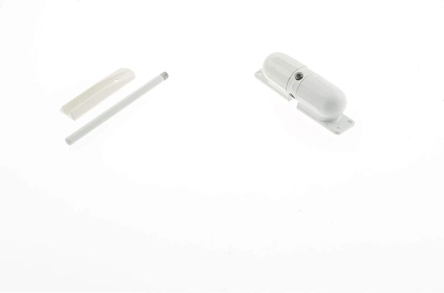 Surface Mounted Door Closer White Spring Loaded Adjustable Automatic Fire Rated