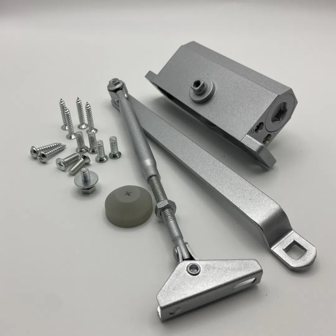 Automatic Mounted Spring Door Closer Aluminium Adjustable Surface Door Closer